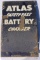Atlas Battery Charger Advertising Sign