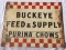 Buckeye Feed & Supply Advertising Sign