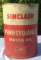 Sinclair Pennsylvania 5 Quarts Motor Oil Can