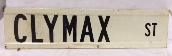 Clymax St. Sign