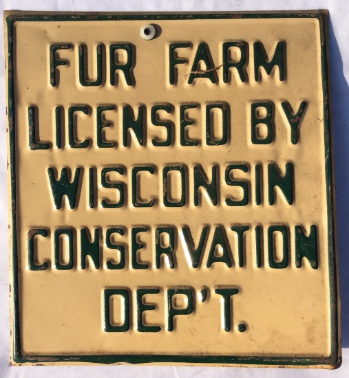 Wisconsin Conservation Dep't. Sign