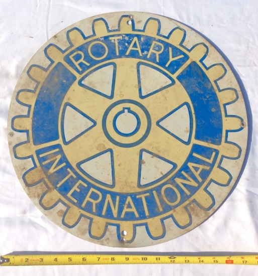 Rotary International Advertising Sign