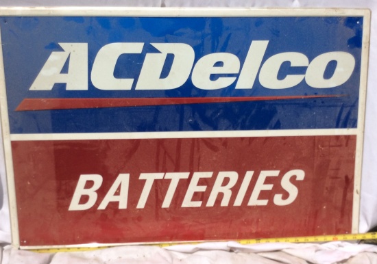 AC Delco Batteries Advertising Sign