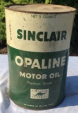 Sinclair Opaline 5 Quarts Motor Oil Can