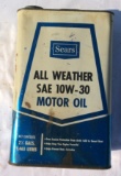 Sears 2.5 Gallon Motor Oil Can
