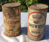 VintageOld Crown Ale & Drewrys Beer Cans