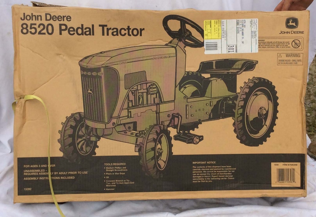 john deere 8520 pedal tractor