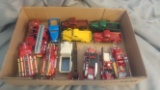 Matchbox Die-Cast Replicas Firetruck and  Pickup Truck Collection