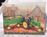 John Deere A w/ Wagon Fox Fire Farm 1/16 Scale