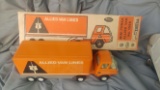 Mini Tonka Allied Van Semi W/orig. Box