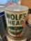 Wolfs Head Motor Oil Can Full