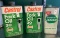 Oil Can Assortment including Castrol and Conoco Full