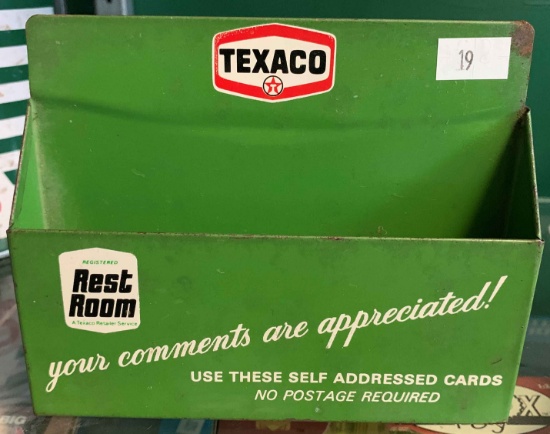 Texaco Card Box