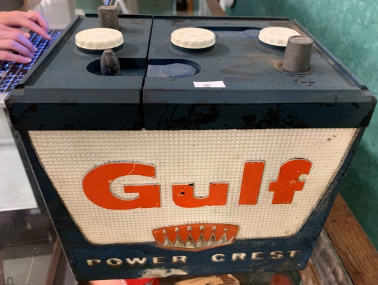 Gulf Vintage Powercrest Battery