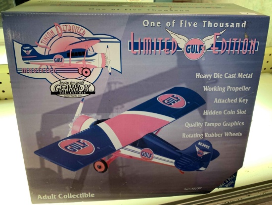 Limited Edition Gulf Airplane Bank