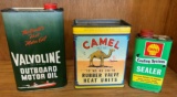 Vintage Advertising Assortment includes Valvoline, Camel & Shell