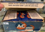 Vintage AC Spark Plugs in Original Box