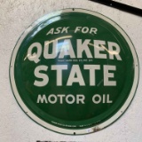 Quaker State Motor Oil Sign 24