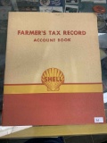 Vintage Shell Oil Farmers Tax Records Accounting Book