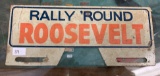 Rally Round Roosevelt License Plate Topper