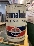 Standard Oil Permalube Motor Oil Can