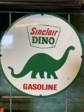 Sinclair Dino Gasoline Enamel Sign 12