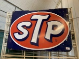 Tin STP Oil Sign