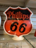 Phillip 66 Pump Globe Single Lens