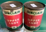 Sinclair Upper Lube Cans Full