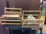 2 Table Top Weaving Looms