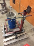 Fluid Pump and Drum and Wheel Dolly