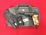 Walther P1 Kal. 9mm with soft case, holster and accessories