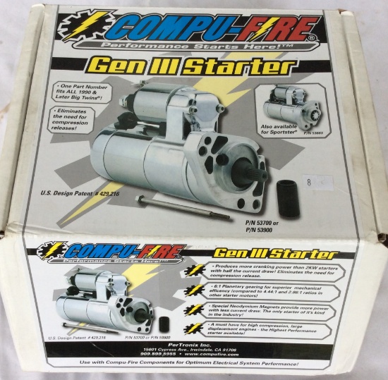 Compu-fire Gen Iii Starter P/n 381-778 Jp-new