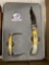 Winchester 2005 Limited Edition Yellow Boy Knife Set in Collectible Case