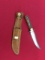 1991 Case NKCA Club Knife 0032/1250 MINT Stag Straight Knife with Sheath