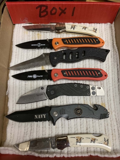 Kershaw Folding Pocket Knife with Black Handle (Box 1, 5th in Picture)