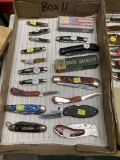 Buck Lockblade Pocket Knife, B444-BK-O (Box 11, 4th knife, right side)