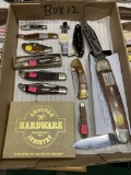Schrade-Walden 225H Folding Hunter Pocket Knife (Box 12, 5th knife, left si