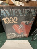 Advertising Poster Auburn 1992 World's Greatest Classic Car Show