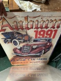 Advertising Poster Auburn 1991 World's Greatest Classic Car Show