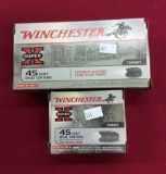 Winchester 45 Colt ammo, 70 rounds