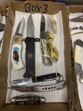 Small Single Blade Folding Pocket Knife (Box 3, 5th from Left in Photo)
