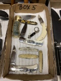 Small Key Chain Pocket Knife, Black Handled (Box 5, 3rd from Top in Middle