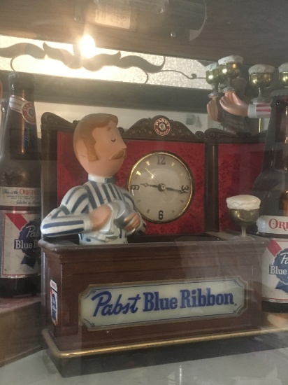 Pabst Blue Ribbon Clock Memorabilia