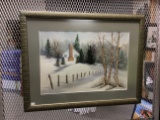 Framed, Signed Painting 17x23 in.