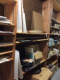 Assorted Art Supplies: Mold, Frames, contents of shelves, PICK UP ONLY