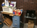 Break Items: Desk, Stand, Coffee Pots & Microwave, PICK UP ONLY