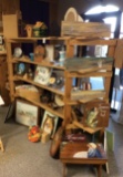 Assorted Art & Display Items including Shelves, PICK UP ONLY