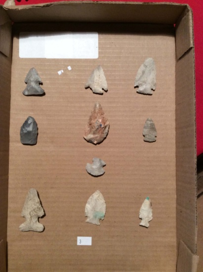 Assortment of Arrowheads (10)