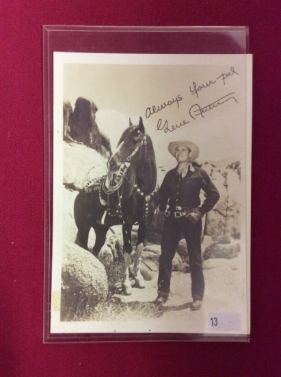 Signed Photo of Gene Autry